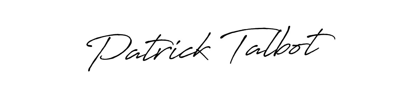 Once you've used our free online signature maker to create your best signature Antro_Vectra_Bolder style, it's time to enjoy all of the benefits that Patrick Talbot name signing documents. Patrick Talbot signature style 7 images and pictures png
