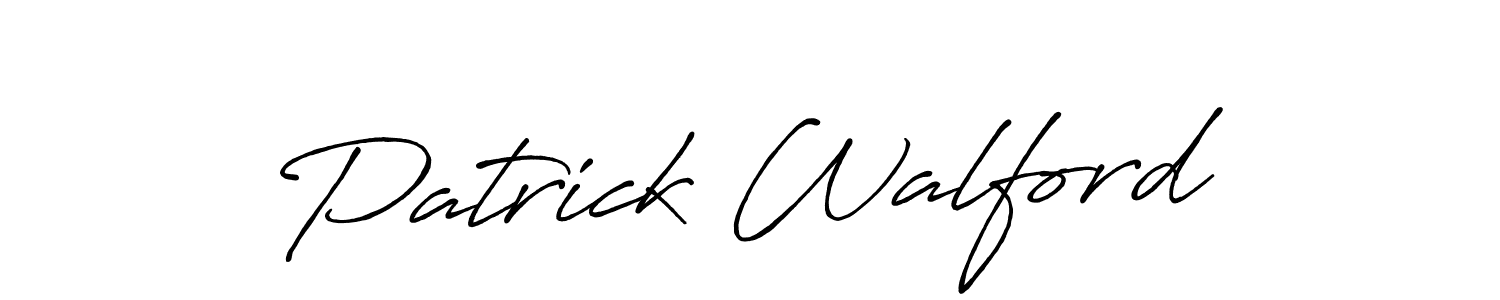 Once you've used our free online signature maker to create your best signature Antro_Vectra_Bolder style, it's time to enjoy all of the benefits that Patrick Walford name signing documents. Patrick Walford signature style 7 images and pictures png