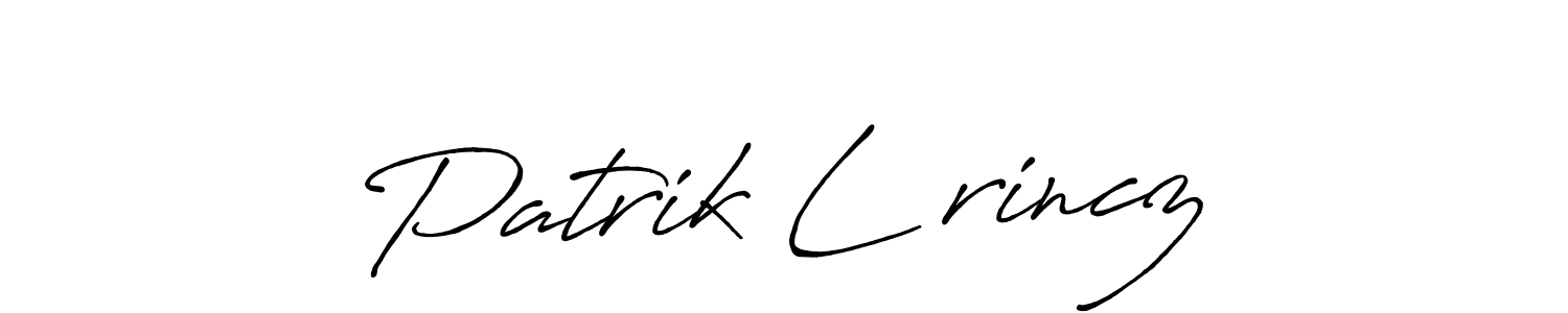 How to Draw Patrik Lőrincz signature style? Antro_Vectra_Bolder is a latest design signature styles for name Patrik Lőrincz. Patrik Lőrincz signature style 7 images and pictures png
