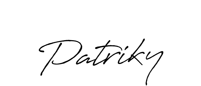 Once you've used our free online signature maker to create your best signature Antro_Vectra_Bolder style, it's time to enjoy all of the benefits that Patriky name signing documents. Patriky signature style 7 images and pictures png