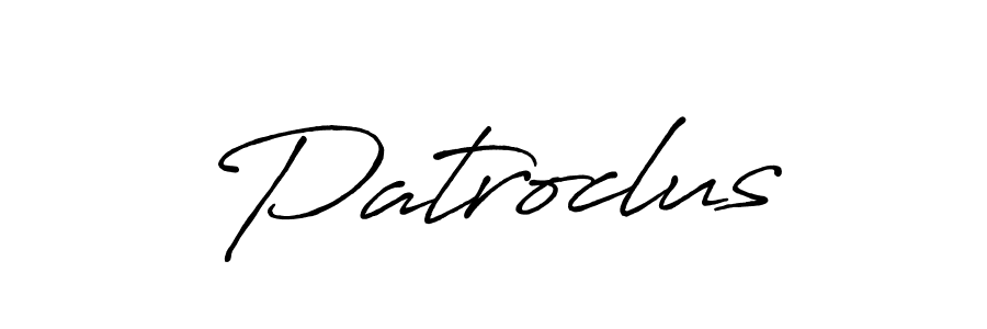Make a beautiful signature design for name Patroclus. Use this online signature maker to create a handwritten signature for free. Patroclus signature style 7 images and pictures png