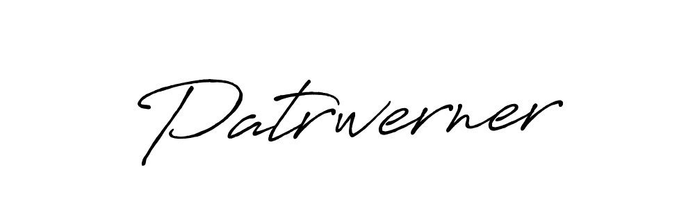 Also we have Patrwerner name is the best signature style. Create professional handwritten signature collection using Antro_Vectra_Bolder autograph style. Patrwerner signature style 7 images and pictures png