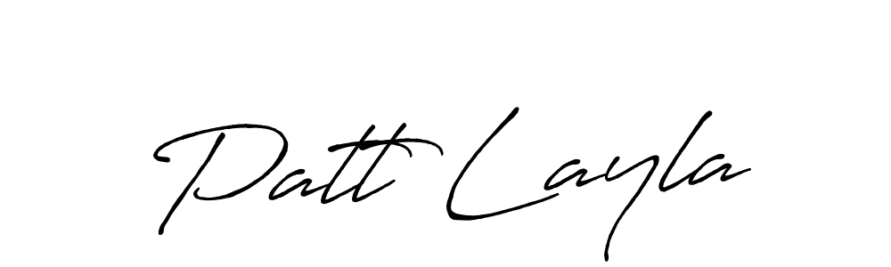 Use a signature maker to create a handwritten signature online. With this signature software, you can design (Antro_Vectra_Bolder) your own signature for name Patt Layla. Patt Layla signature style 7 images and pictures png