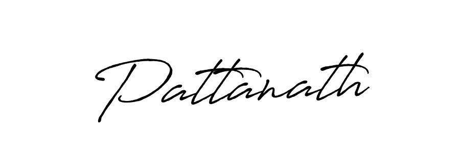 Design your own signature with our free online signature maker. With this signature software, you can create a handwritten (Antro_Vectra_Bolder) signature for name Pattanath. Pattanath signature style 7 images and pictures png