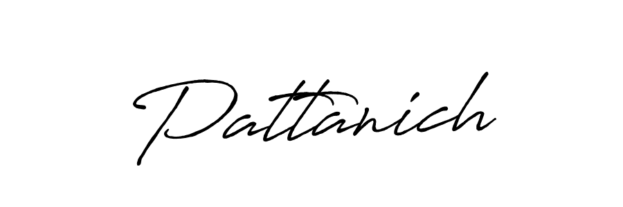 if you are searching for the best signature style for your name Pattanich. so please give up your signature search. here we have designed multiple signature styles  using Antro_Vectra_Bolder. Pattanich signature style 7 images and pictures png