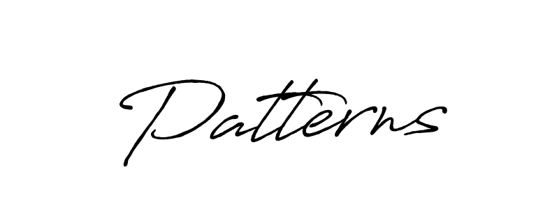 Also we have Patterns name is the best signature style. Create professional handwritten signature collection using Antro_Vectra_Bolder autograph style. Patterns signature style 7 images and pictures png