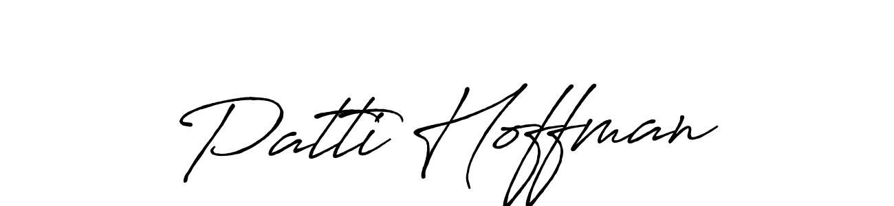 Use a signature maker to create a handwritten signature online. With this signature software, you can design (Antro_Vectra_Bolder) your own signature for name Patti Hoffman. Patti Hoffman signature style 7 images and pictures png