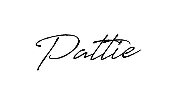 Make a beautiful signature design for name Pattie. With this signature (Antro_Vectra_Bolder) style, you can create a handwritten signature for free. Pattie signature style 7 images and pictures png