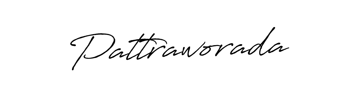 Create a beautiful signature design for name Pattraworada. With this signature (Antro_Vectra_Bolder) fonts, you can make a handwritten signature for free. Pattraworada signature style 7 images and pictures png