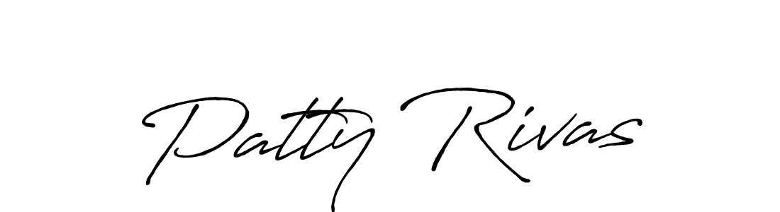 Make a beautiful signature design for name Patty Rivas. Use this online signature maker to create a handwritten signature for free. Patty Rivas signature style 7 images and pictures png