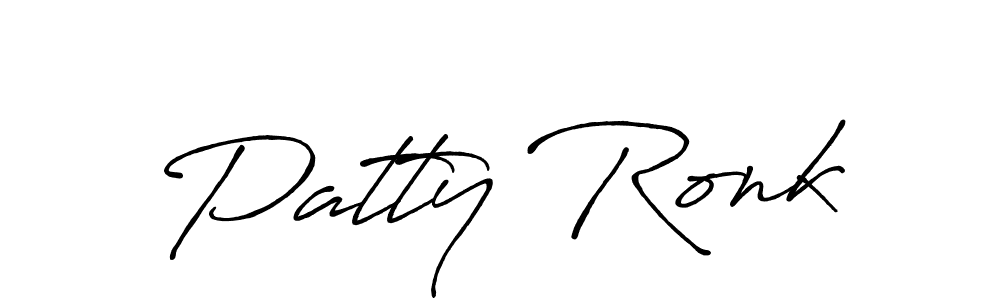 How to make Patty Ronk signature? Antro_Vectra_Bolder is a professional autograph style. Create handwritten signature for Patty Ronk name. Patty Ronk signature style 7 images and pictures png
