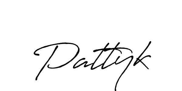 It looks lik you need a new signature style for name Pattyk. Design unique handwritten (Antro_Vectra_Bolder) signature with our free signature maker in just a few clicks. Pattyk signature style 7 images and pictures png