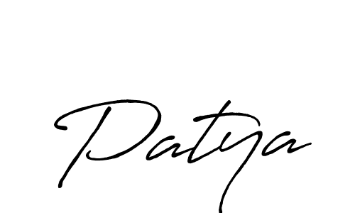 Also You can easily find your signature by using the search form. We will create Patya name handwritten signature images for you free of cost using Antro_Vectra_Bolder sign style. Patya signature style 7 images and pictures png