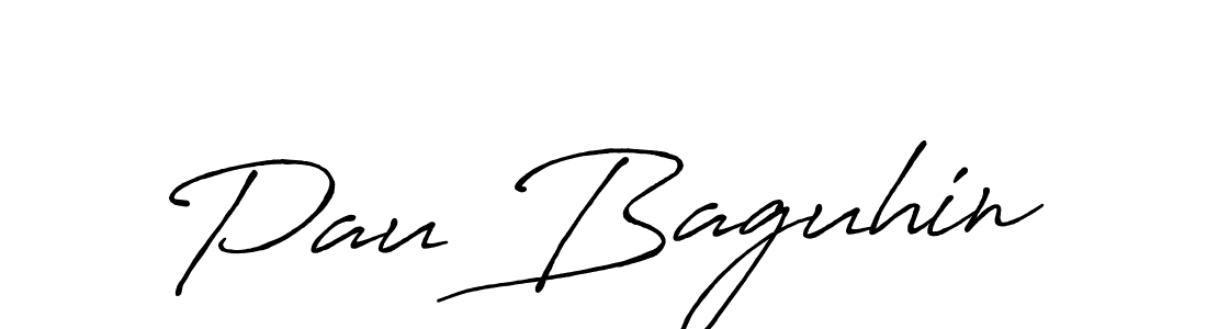 Design your own signature with our free online signature maker. With this signature software, you can create a handwritten (Antro_Vectra_Bolder) signature for name Pau Baguhin. Pau Baguhin signature style 7 images and pictures png