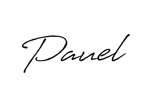 Make a beautiful signature design for name Pauel. With this signature (Antro_Vectra_Bolder) style, you can create a handwritten signature for free. Pauel signature style 7 images and pictures png