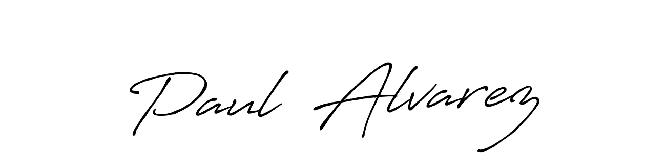 It looks lik you need a new signature style for name Paul  Alvarez. Design unique handwritten (Antro_Vectra_Bolder) signature with our free signature maker in just a few clicks. Paul  Alvarez signature style 7 images and pictures png