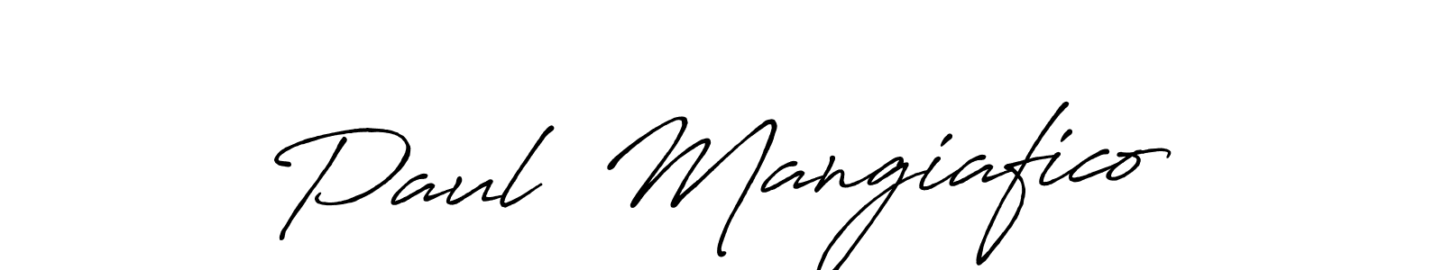 You should practise on your own different ways (Antro_Vectra_Bolder) to write your name (Paul  Mangiafico) in signature. don't let someone else do it for you. Paul  Mangiafico signature style 7 images and pictures png
