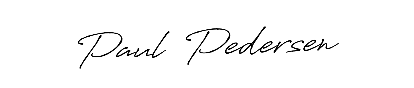 Make a beautiful signature design for name Paul  Pedersen. Use this online signature maker to create a handwritten signature for free. Paul  Pedersen signature style 7 images and pictures png