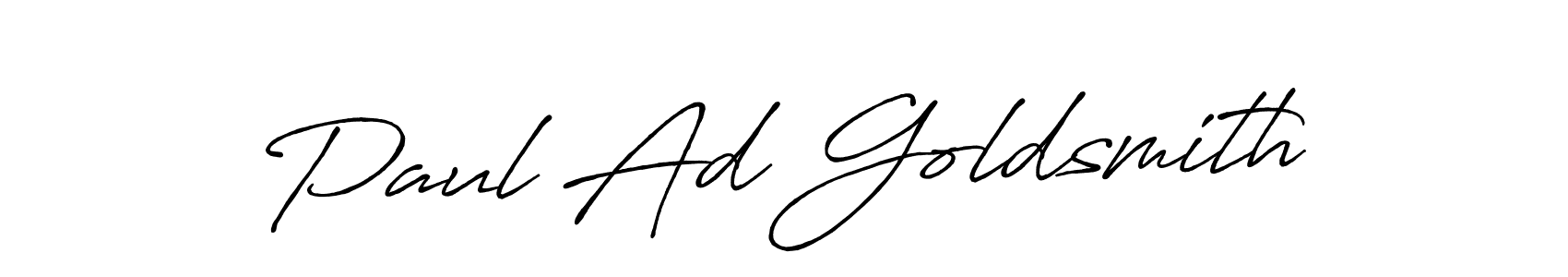 Design your own signature with our free online signature maker. With this signature software, you can create a handwritten (Antro_Vectra_Bolder) signature for name Paul Ad Goldsmith. Paul Ad Goldsmith signature style 7 images and pictures png