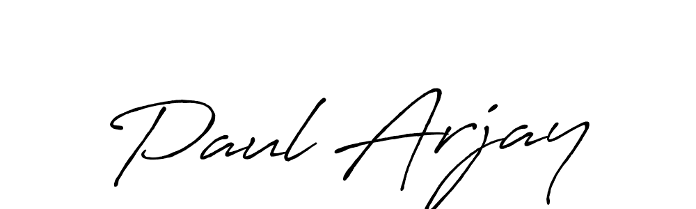 Design your own signature with our free online signature maker. With this signature software, you can create a handwritten (Antro_Vectra_Bolder) signature for name Paul Arjay. Paul Arjay signature style 7 images and pictures png