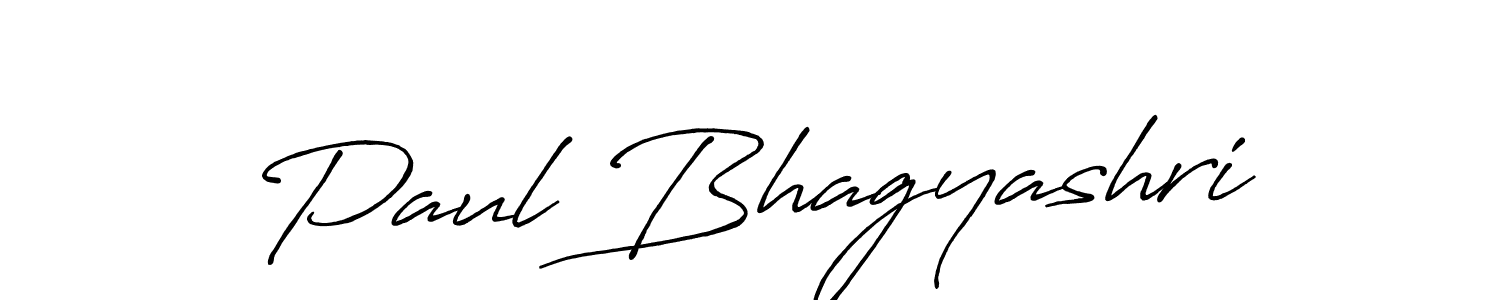 Design your own signature with our free online signature maker. With this signature software, you can create a handwritten (Antro_Vectra_Bolder) signature for name Paul Bhagyashri. Paul Bhagyashri signature style 7 images and pictures png