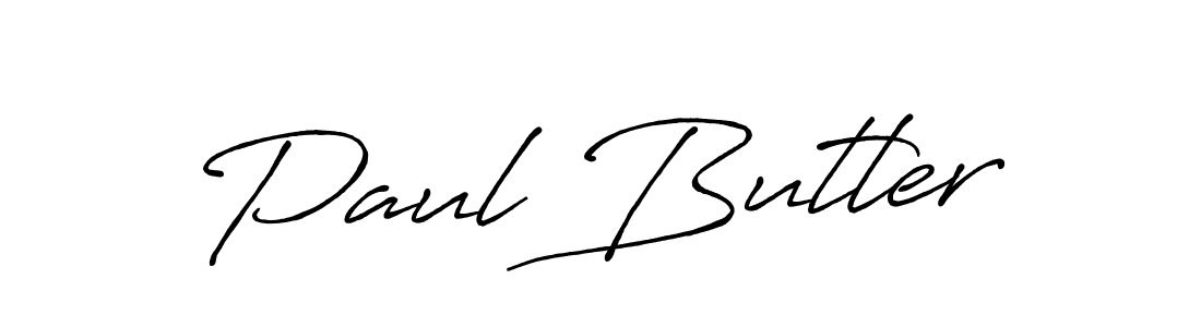 Make a beautiful signature design for name Paul Butler. With this signature (Antro_Vectra_Bolder) style, you can create a handwritten signature for free. Paul Butler signature style 7 images and pictures png