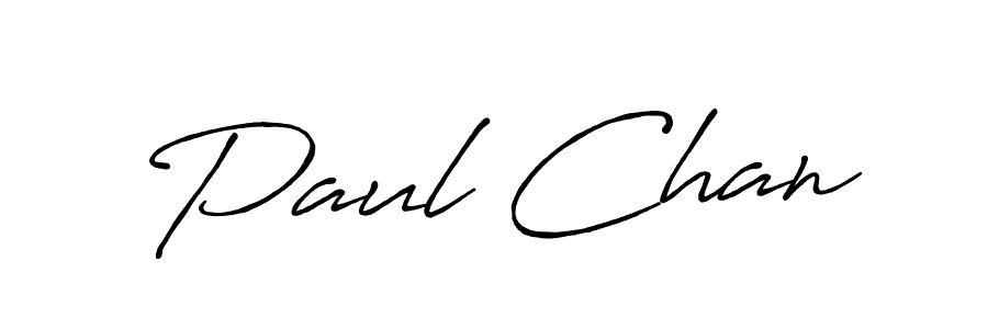 The best way (Antro_Vectra_Bolder) to make a short signature is to pick only two or three words in your name. The name Paul Chan include a total of six letters. For converting this name. Paul Chan signature style 7 images and pictures png