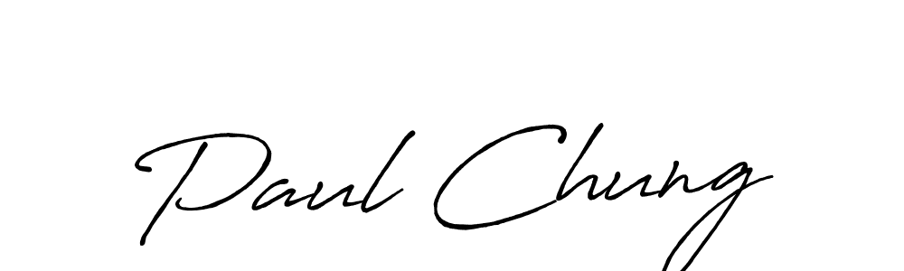 Make a beautiful signature design for name Paul Chung. With this signature (Antro_Vectra_Bolder) style, you can create a handwritten signature for free. Paul Chung signature style 7 images and pictures png