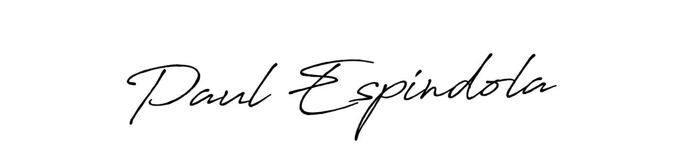 Use a signature maker to create a handwritten signature online. With this signature software, you can design (Antro_Vectra_Bolder) your own signature for name Paul Espindola. Paul Espindola signature style 7 images and pictures png