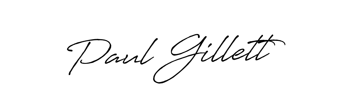 Also You can easily find your signature by using the search form. We will create Paul Gillett name handwritten signature images for you free of cost using Antro_Vectra_Bolder sign style. Paul Gillett signature style 7 images and pictures png