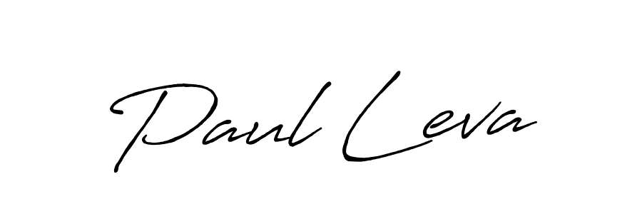 Use a signature maker to create a handwritten signature online. With this signature software, you can design (Antro_Vectra_Bolder) your own signature for name Paul Leva. Paul Leva signature style 7 images and pictures png