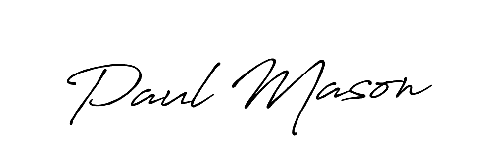 Use a signature maker to create a handwritten signature online. With this signature software, you can design (Antro_Vectra_Bolder) your own signature for name Paul Mason. Paul Mason signature style 7 images and pictures png