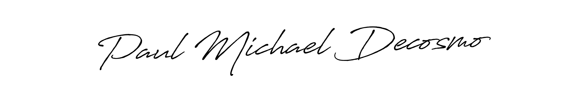 This is the best signature style for the Paul Michael Decosmo name. Also you like these signature font (Antro_Vectra_Bolder). Mix name signature. Paul Michael Decosmo signature style 7 images and pictures png