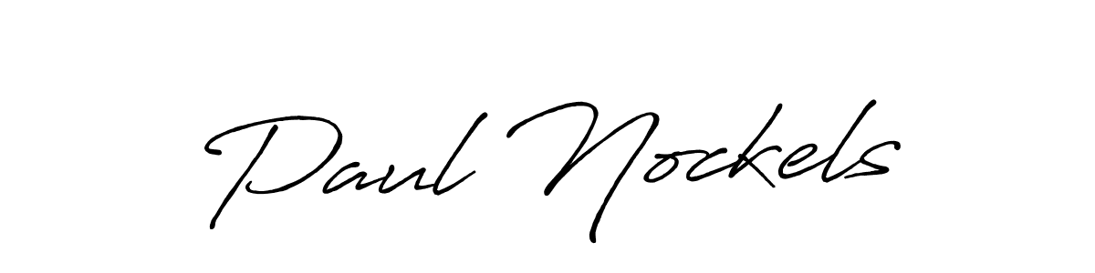 Make a beautiful signature design for name Paul Nockels. With this signature (Antro_Vectra_Bolder) style, you can create a handwritten signature for free. Paul Nockels signature style 7 images and pictures png