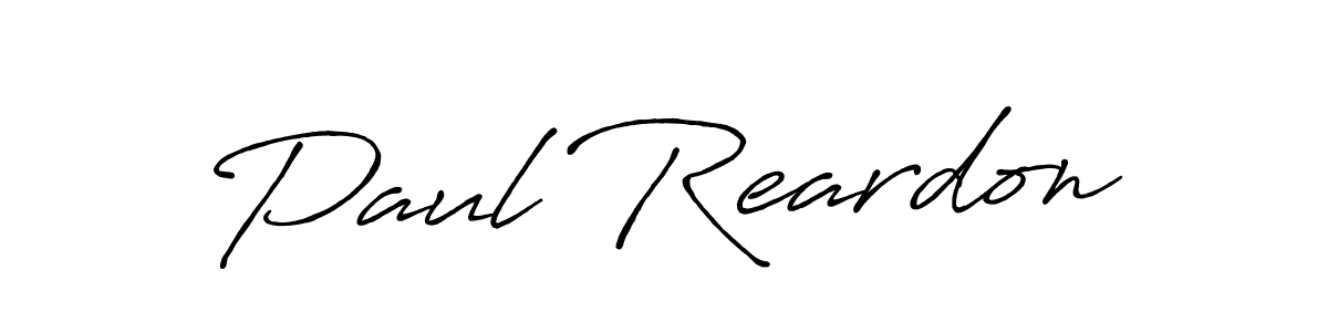 Also You can easily find your signature by using the search form. We will create Paul Reardon name handwritten signature images for you free of cost using Antro_Vectra_Bolder sign style. Paul Reardon signature style 7 images and pictures png