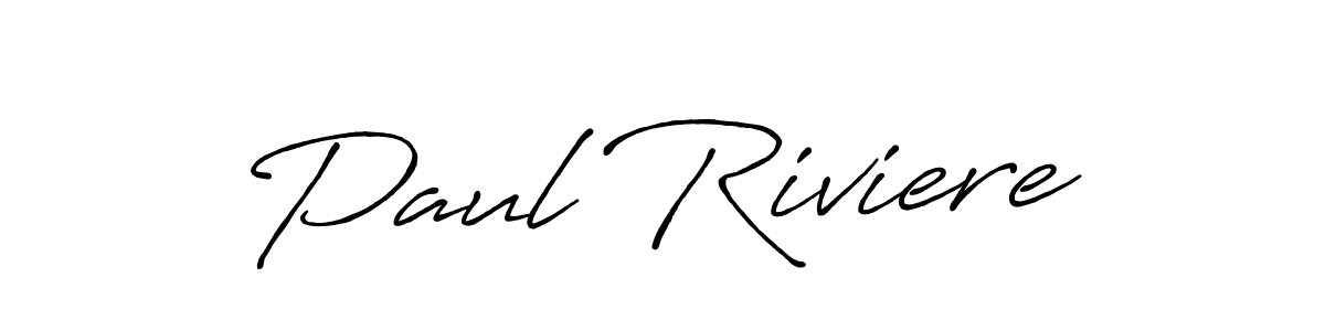 Create a beautiful signature design for name Paul Riviere. With this signature (Antro_Vectra_Bolder) fonts, you can make a handwritten signature for free. Paul Riviere signature style 7 images and pictures png