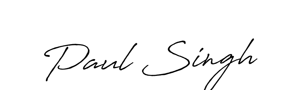 Similarly Antro_Vectra_Bolder is the best handwritten signature design. Signature creator online .You can use it as an online autograph creator for name Paul Singh. Paul Singh signature style 7 images and pictures png