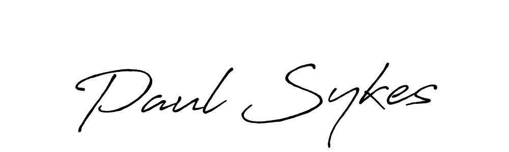 How to make Paul Sykes signature? Antro_Vectra_Bolder is a professional autograph style. Create handwritten signature for Paul Sykes name. Paul Sykes signature style 7 images and pictures png