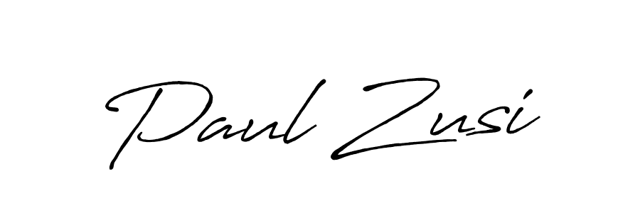 It looks lik you need a new signature style for name Paul Zusi. Design unique handwritten (Antro_Vectra_Bolder) signature with our free signature maker in just a few clicks. Paul Zusi signature style 7 images and pictures png