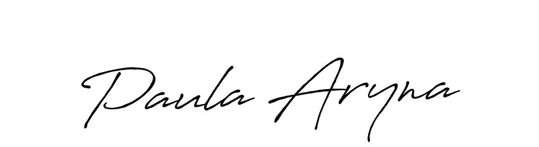 Also we have Paula Aryna name is the best signature style. Create professional handwritten signature collection using Antro_Vectra_Bolder autograph style. Paula Aryna signature style 7 images and pictures png