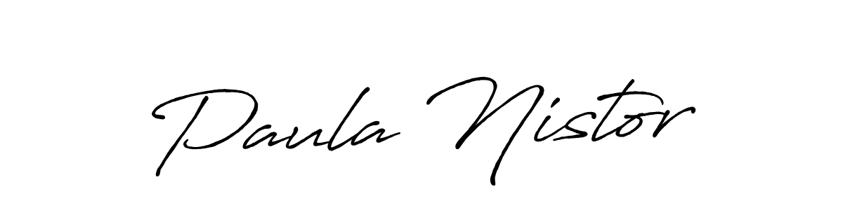 Check out images of Autograph of Paula Nistor name. Actor Paula Nistor Signature Style. Antro_Vectra_Bolder is a professional sign style online. Paula Nistor signature style 7 images and pictures png