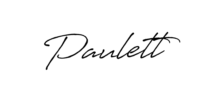 It looks lik you need a new signature style for name Paulett. Design unique handwritten (Antro_Vectra_Bolder) signature with our free signature maker in just a few clicks. Paulett signature style 7 images and pictures png