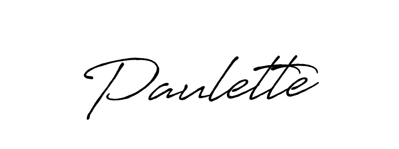 Similarly Antro_Vectra_Bolder is the best handwritten signature design. Signature creator online .You can use it as an online autograph creator for name Paulette. Paulette signature style 7 images and pictures png