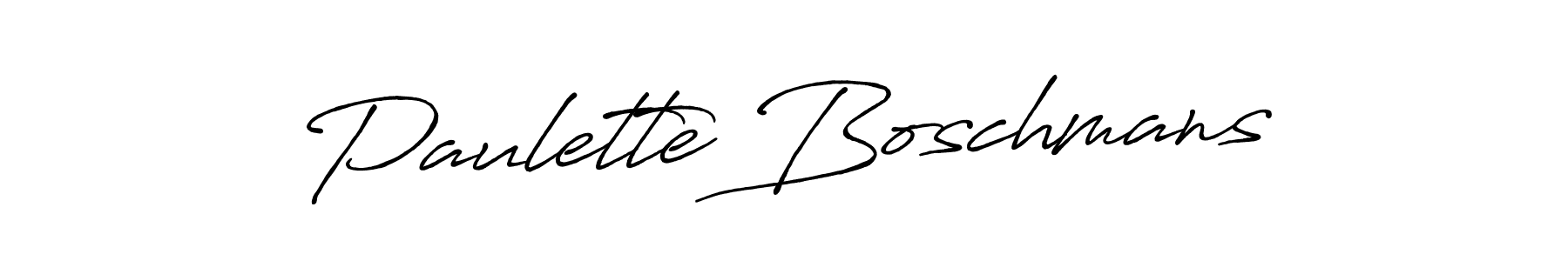 Also we have Paulette Boschmans name is the best signature style. Create professional handwritten signature collection using Antro_Vectra_Bolder autograph style. Paulette Boschmans signature style 7 images and pictures png