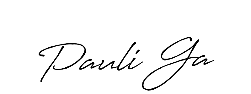 See photos of Pauli Ga official signature by Spectra . Check more albums & portfolios. Read reviews & check more about Antro_Vectra_Bolder font. Pauli Ga signature style 7 images and pictures png