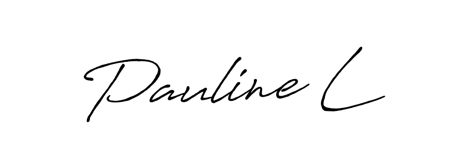 Also we have Pauline L name is the best signature style. Create professional handwritten signature collection using Antro_Vectra_Bolder autograph style. Pauline L signature style 7 images and pictures png