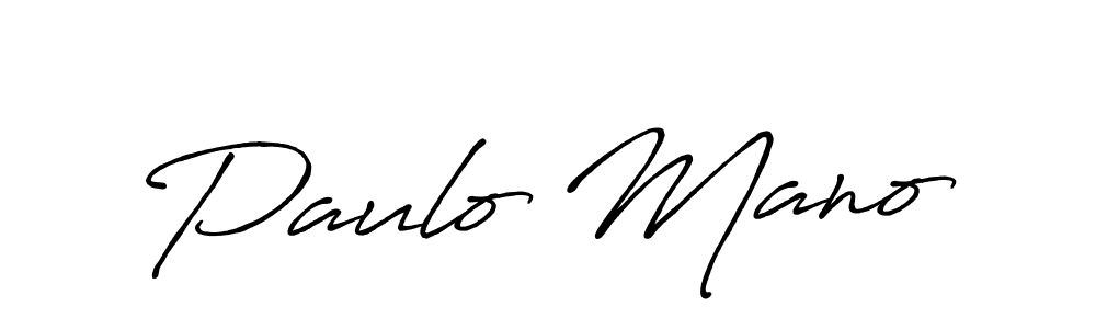 Make a beautiful signature design for name Paulo Mano. Use this online signature maker to create a handwritten signature for free. Paulo Mano signature style 7 images and pictures png