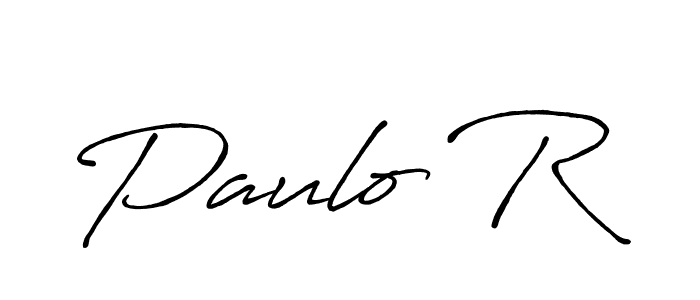 This is the best signature style for the Paulo R name. Also you like these signature font (Antro_Vectra_Bolder). Mix name signature. Paulo R signature style 7 images and pictures png