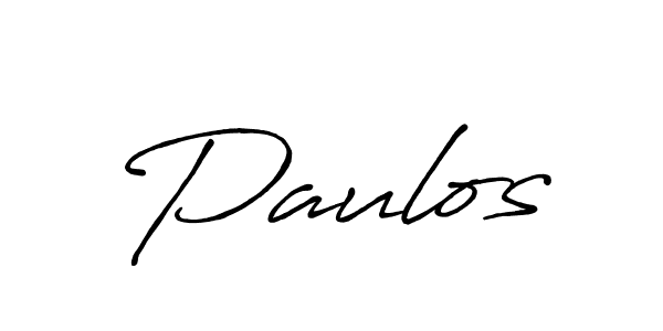 The best way (Antro_Vectra_Bolder) to make a short signature is to pick only two or three words in your name. The name Paulos include a total of six letters. For converting this name. Paulos signature style 7 images and pictures png