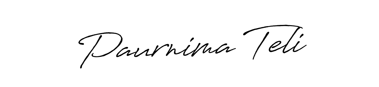 Once you've used our free online signature maker to create your best signature Antro_Vectra_Bolder style, it's time to enjoy all of the benefits that Paurnima Teli name signing documents. Paurnima Teli signature style 7 images and pictures png